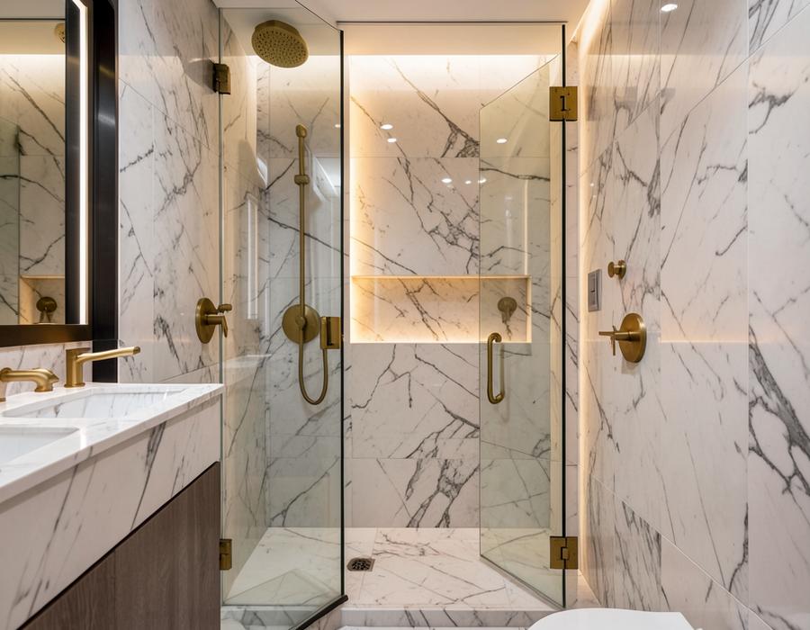 Bathroom aboard the Majesty 155